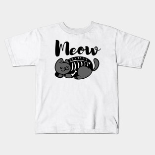 Kitty Meow Kids T-Shirt